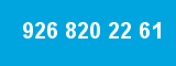 926 820 22 61